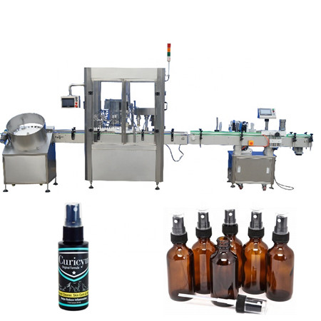Monoblok Otomatik Şişe Su Sıcak Suyu Içecek Sıvı Dolum Ambalaj Şişeleme Sızdırmazlık Paket Hattı Makinesi