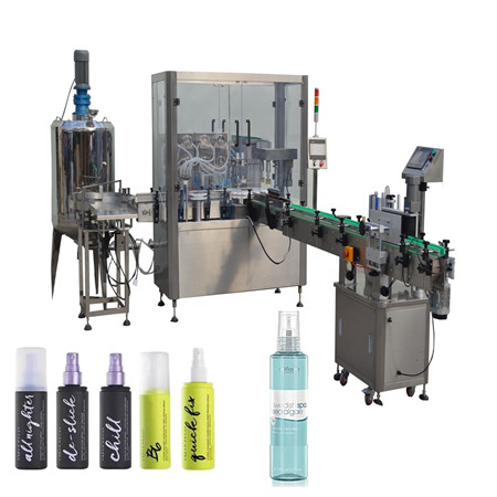 Flakon dolum makinesi ile otomatik kozmetik dolum makinesi 30ml sıvı dolgu ile 30ml şişe dolum makinası