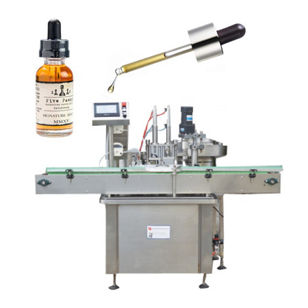 Fabrika sıcak satış yüksek viskoziteli sıvı dolum makinası paketleme makinesi sigara kontrollü yağ şişeleri için PLC kontrollü