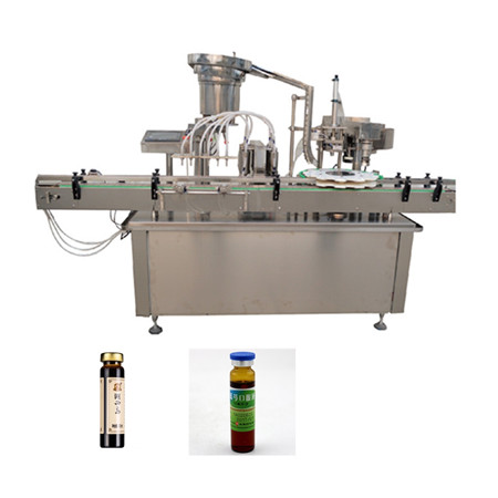 2020 Sıcak Satmak Küçük Flakon Yıkama Dolum Kapatma Makinesi Bira Şişeleme Makinesi